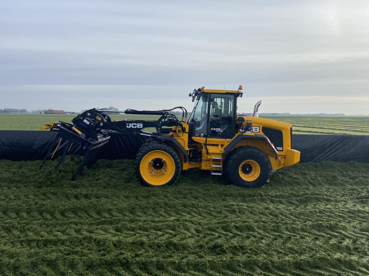 JCB 435S Voor Loonbdrijf Becker BV In Nieuwe Pekela JCB Broekveldt